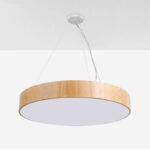 Adjustable Height 800mm 1000mm LED Circle Ring Pendant Light Acrylic Ceiling Lighting for Home Office Gym Staircase 220V Input - Image 3