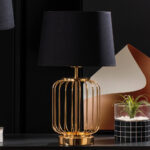 Home Decoration Hotel Living Room Bedroom Modern Bedside Table Lamp European Luxury Gold Metal Table Lamp - Image 2