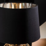Home Decoration Hotel Living Room Bedroom Modern Bedside Table Lamp European Luxury Gold Metal Table Lamp - Image 3
