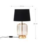 Home Decoration Hotel Living Room Bedroom Modern Bedside Table Lamp European Luxury Gold Metal Table Lamp - Image 4